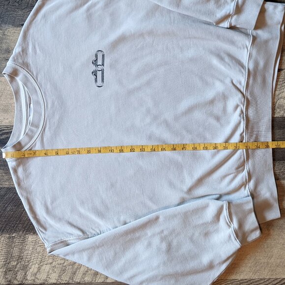 Anine Bing Leo Serpent Sweatshirt Sand Color Large Organic Cotton - Picture 7 of 9